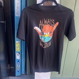 Black Graphic Kids T-Shirt